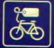 Pegatina acceso permitido a Bicicletas