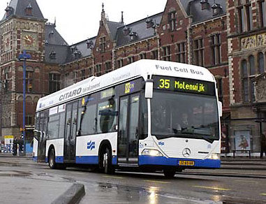 Autobus urbano Amsterdam.