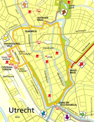 Mapa centro Utrecht