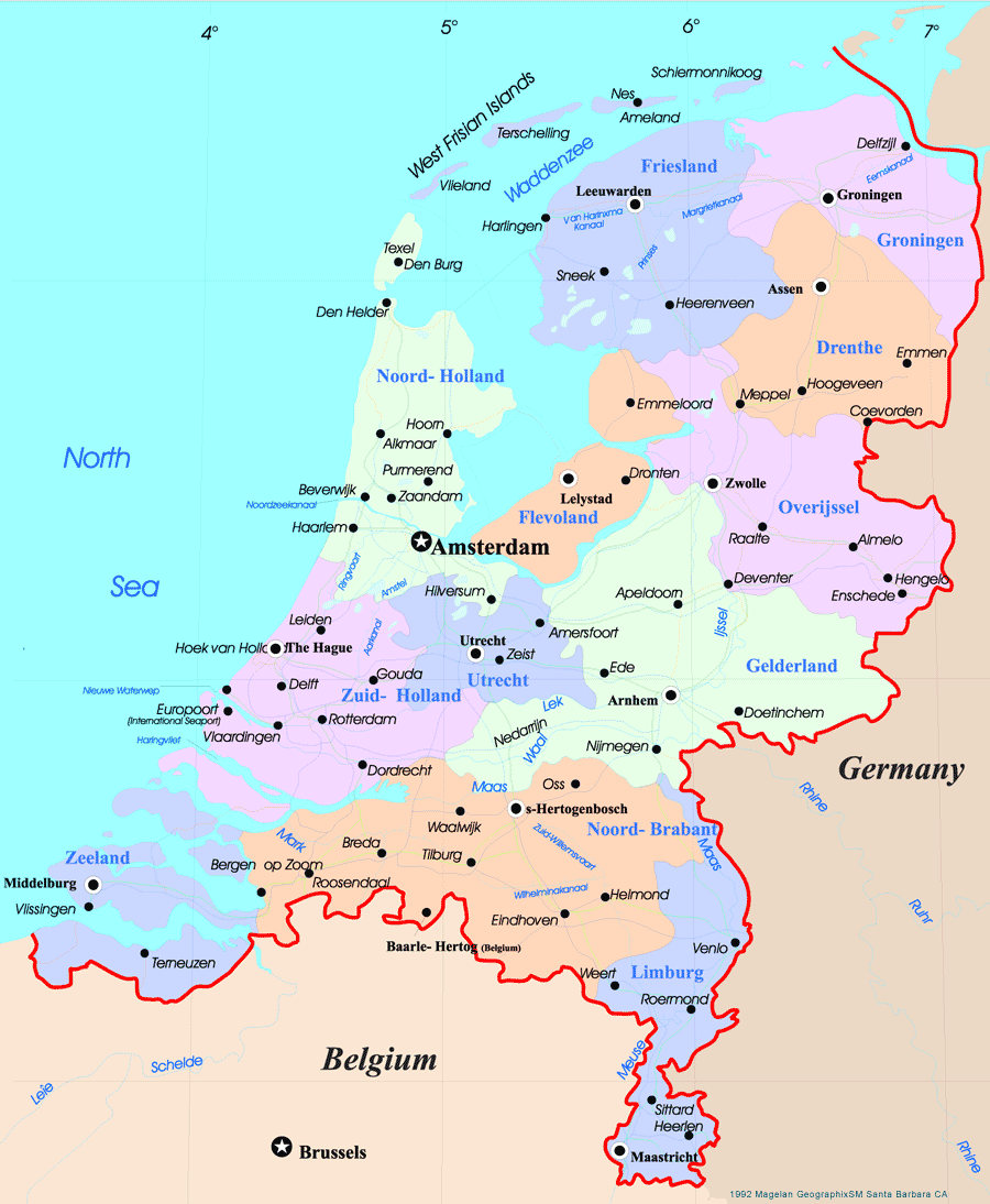 Puede acceder a la información sobre las ciudades más importantes de Holanda.