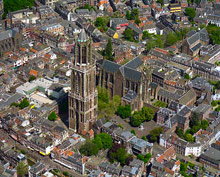 Vista aerea de Utrecht