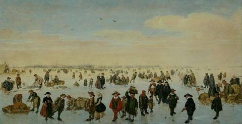 IJsvermaak op het IJ voor Amsterdam, 1620 - 1623
Arent Arentsz